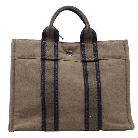 Hermes canvas bags